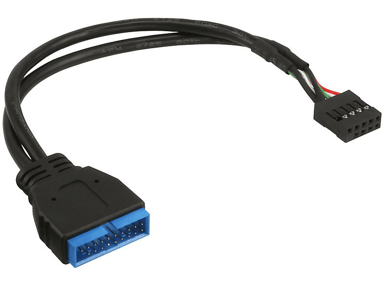 INLINE Mainboard zu USB InLine® Adapterkabel USB USB 2.0 intern, auf USB 2.0 3.0