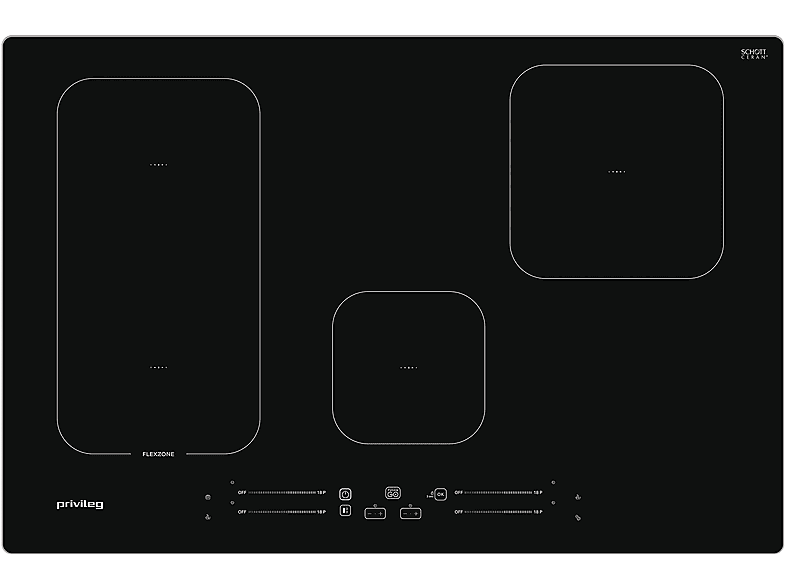 PC Induktions-Kochfeld PRIVILEG AL (77,8 35S77 cm Kochfelder) breit, 4