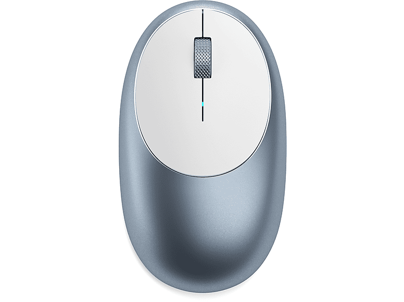 SATECHI M1 Bluetooth Wireless Mouse Blue Wireless Mouse, - Blue