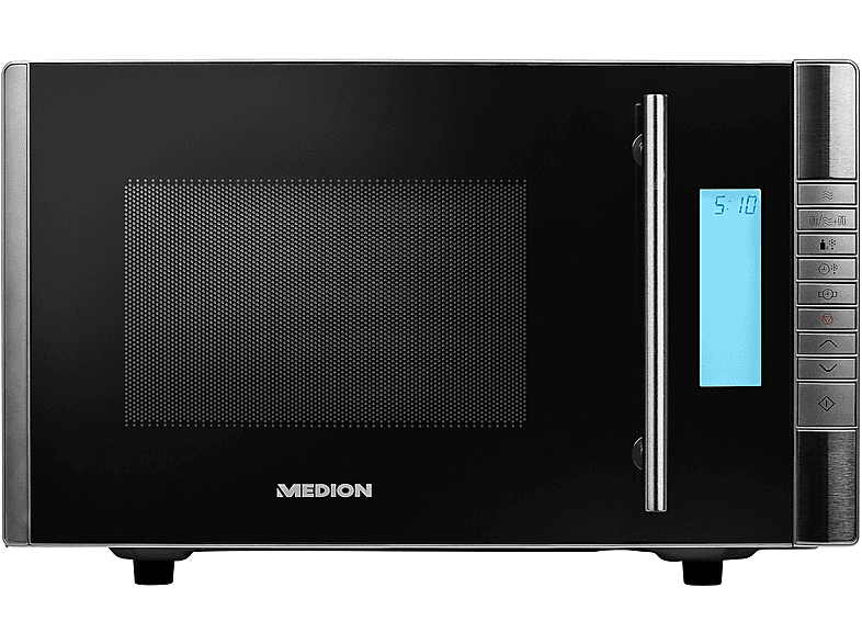 MEDION MD 14482 2in1 Mikrowelle, 20 Liter, Mikrowelle 800 Watt, Grill 1.000 Watt, 8 Automatikprogramme Mikrowelle (800 Watt) | Mikrowellen mit Grill