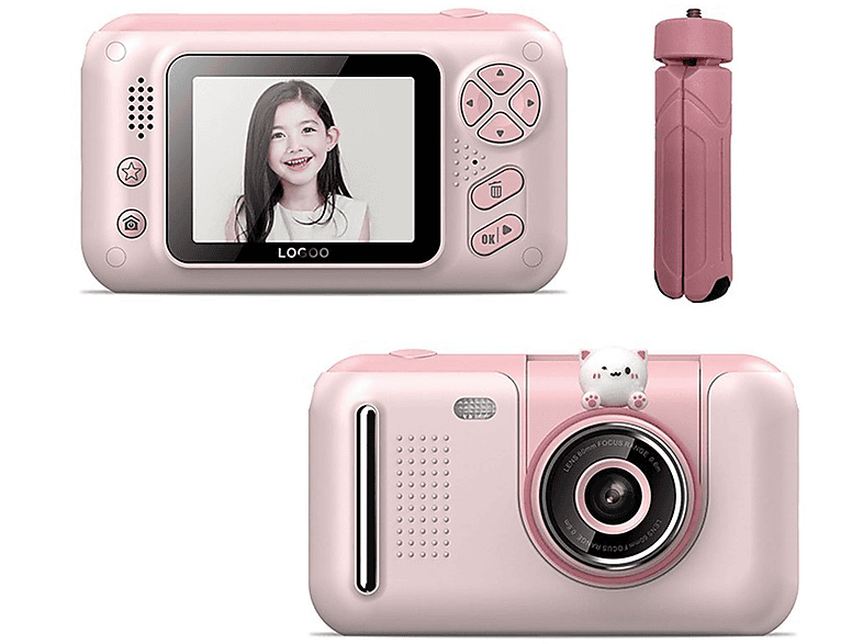 BRIGHTAKE Photo-camera-C819-pink Pink- Kids Camera