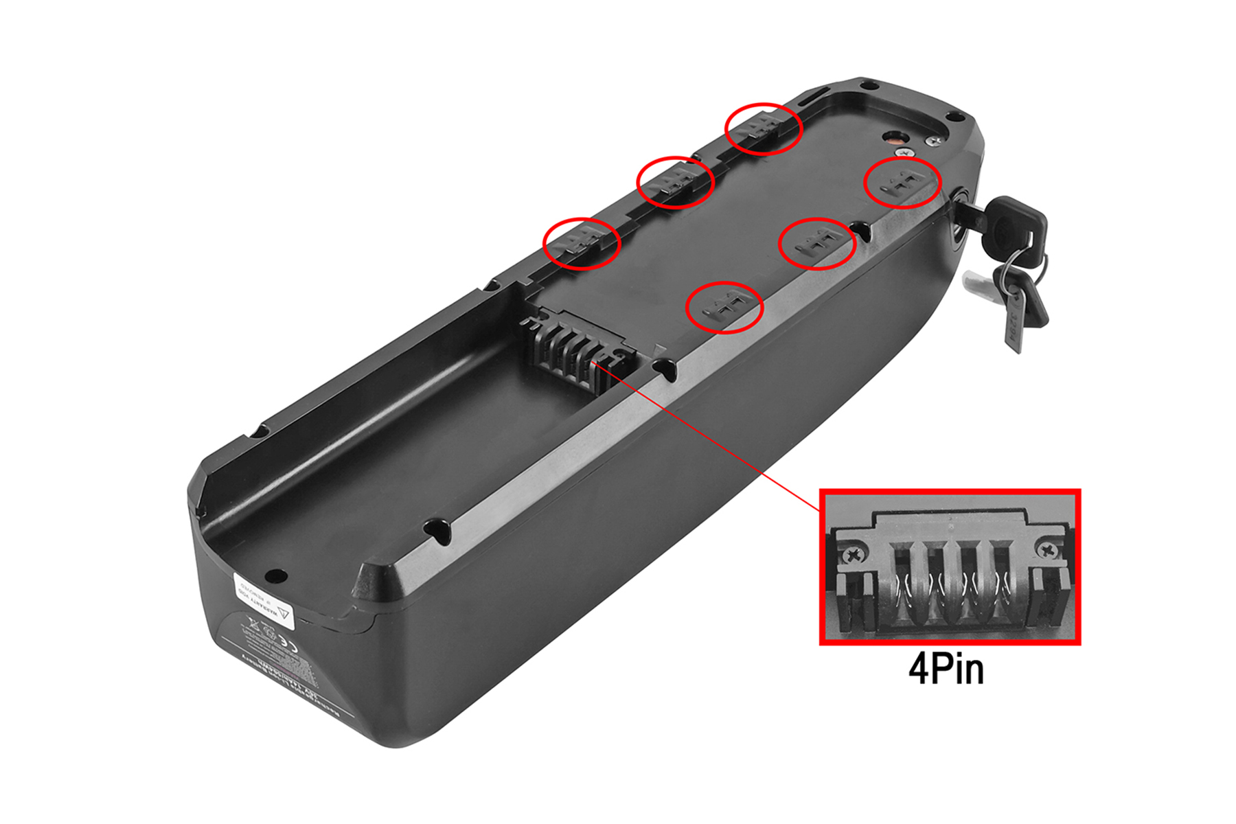 POWERSMART für GRAVELER Volt, 20.ESM.10 E-Bike-Akku, Li-ion 14000 Prophete 36 mAh