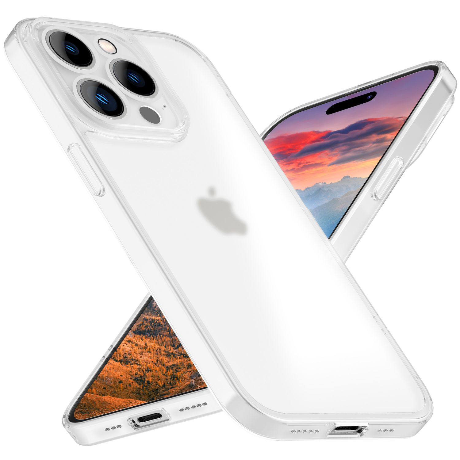 Hardcase, Weiß 15 Extrem Apple, Pro, Dünnes iPhone Backcover, Mattes NALIA 0,3mm
