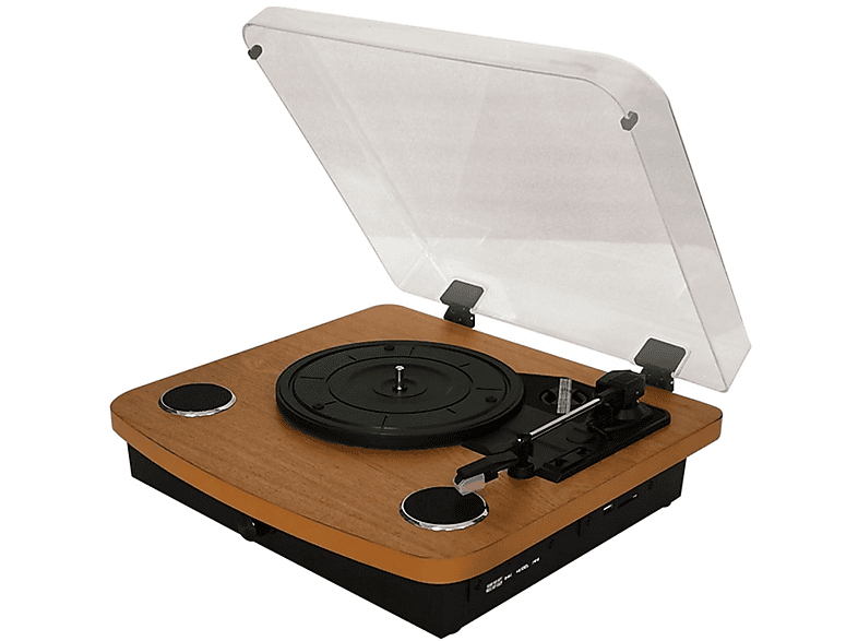 DENVER VPL-230LW Schallplattenspieler schwarz / braun | Plattenspieler & Tonabnehmersysteme