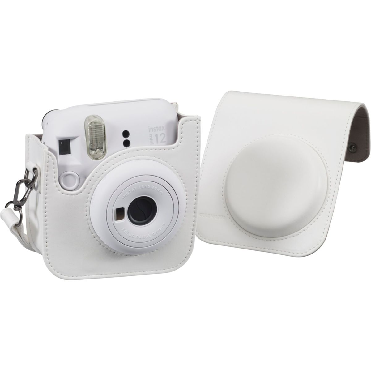 12 weiß Sofortbildkamera, Instax Mini weiß RIO CULLMANN Kameratasche Fit 120 für