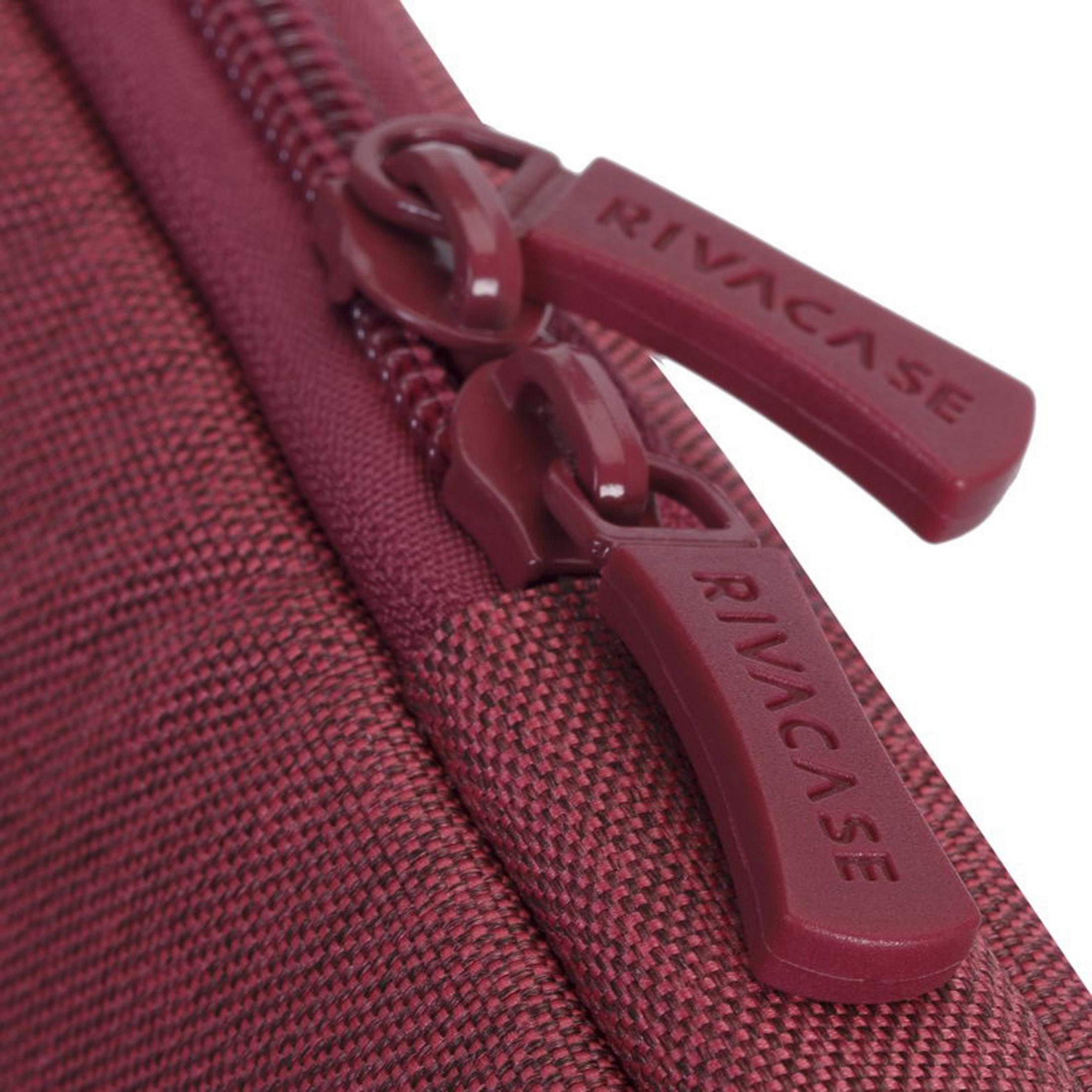 RED 7703 für Universal LAPTOP Sleeve Notebooktasche Polyester, 13.3 RIVACASE SLEEVE Rot