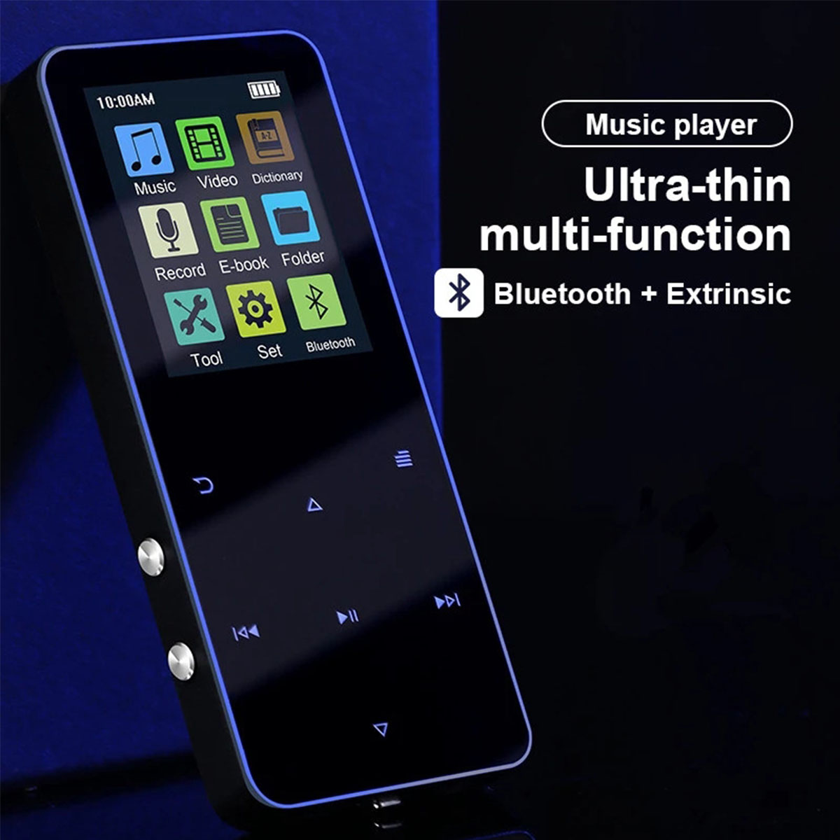 Student 64GB MP4 Bluetooth, - Walkman Edition silber FM, BRIGHTAKE GB, MP3 64