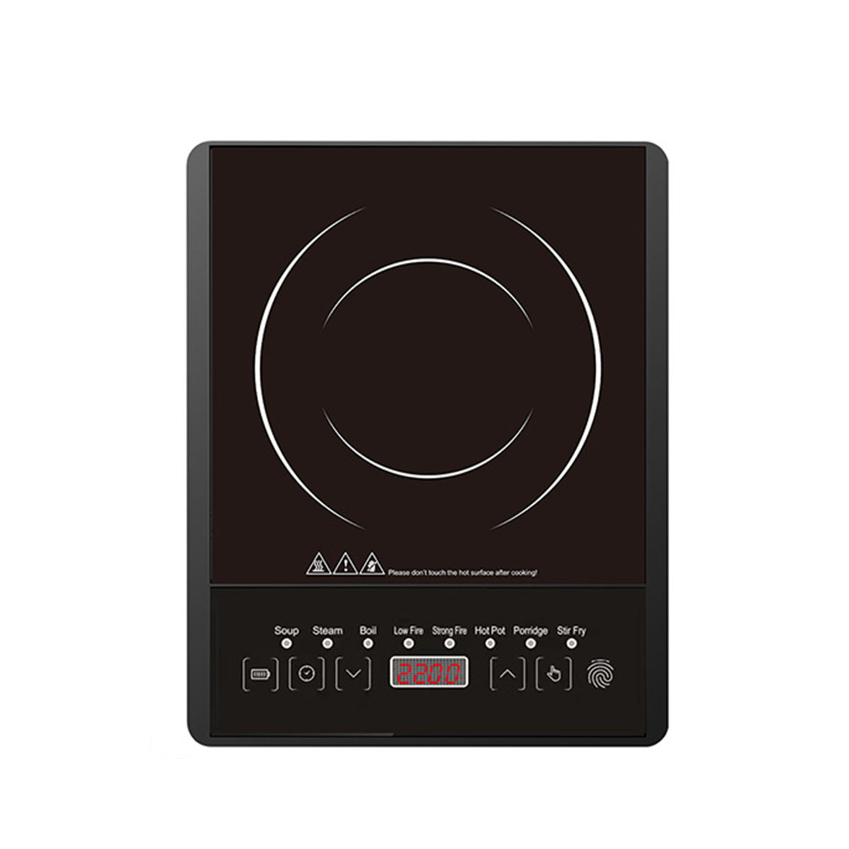 BRIGHTAKE Leistungsstarke Induktionsherd zuhause (Kochfelder: für Touchscreen-Induktionskochplatte 1)