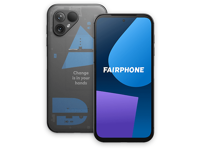 Móvil - FAIRPHONE Fairphone 5G 256GB/8GB Dual SIM Transparent