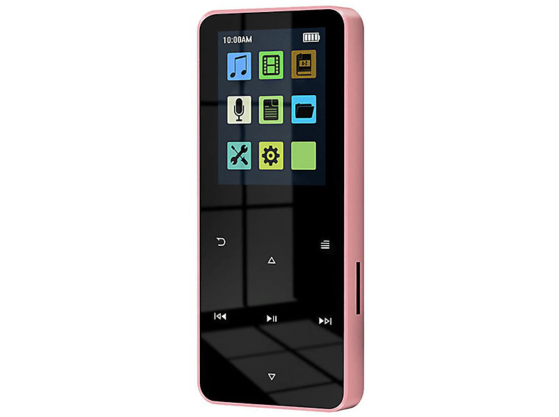 BRIGHTAKE MP3 Walkman Student Edition - Bluetooth, FM, 64GB MP4 64 GB, Rosa