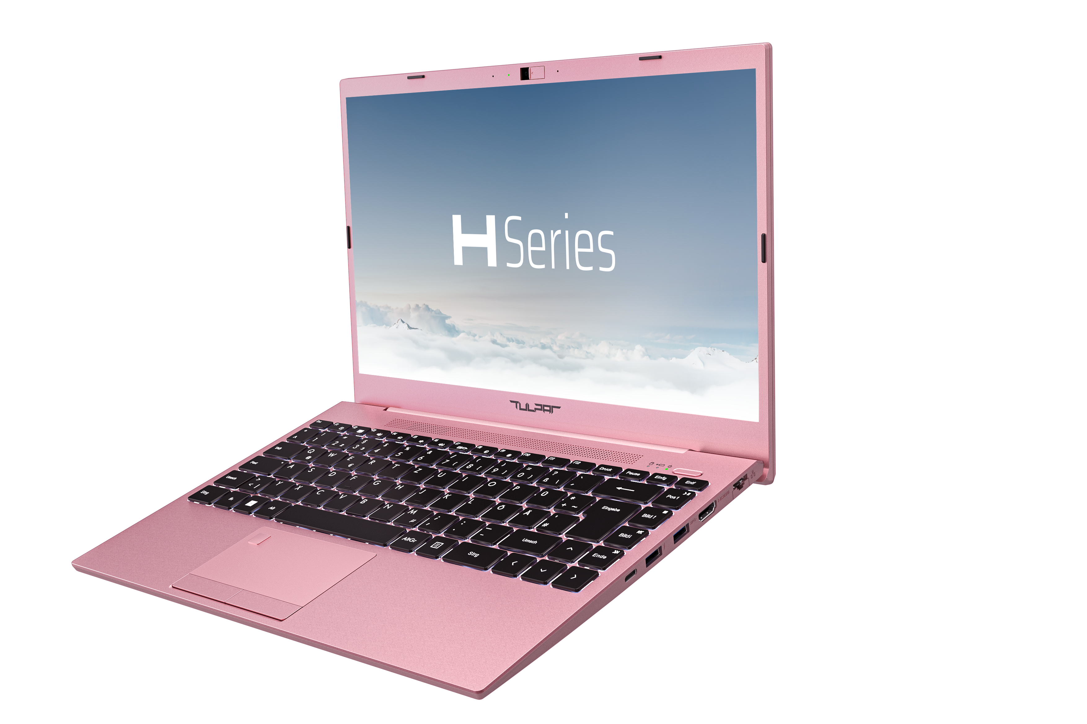 SSD, GB GB RAM, Zoll 500 Pink Display, Laptop mit TULPAR Business 32 H4 14,1 V5.1.2,
