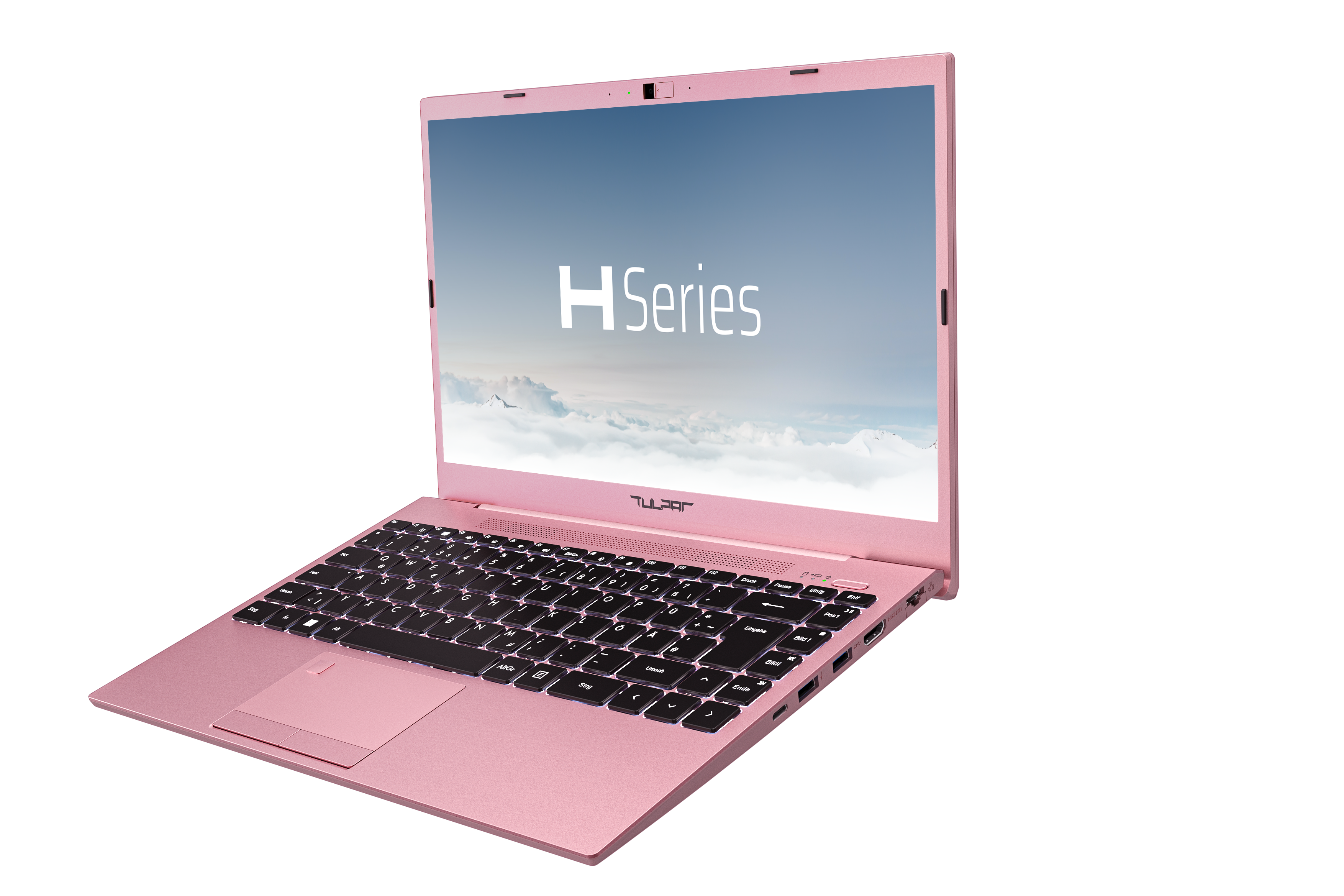 TULPAR H4 V5.1.1, Business Laptop RAM, 14,1 mit 32 TB GB 1 Pink Zoll SSD, Display