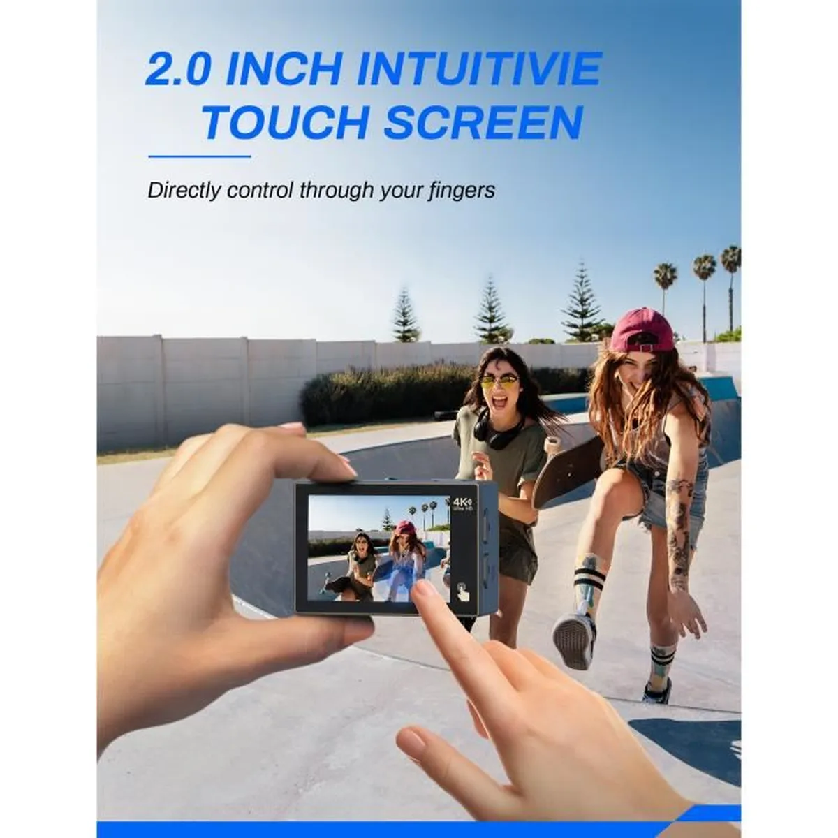 Fernbedienung, CT9900 Actioncam Touchscreen CROSSTOUR inkl.