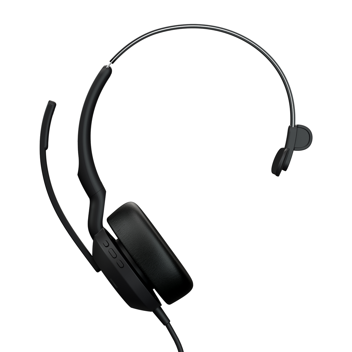 UC Mono, AUDIO Evolve2 GN Schwarz Bluetooth 50 On-ear Kopfhörer
