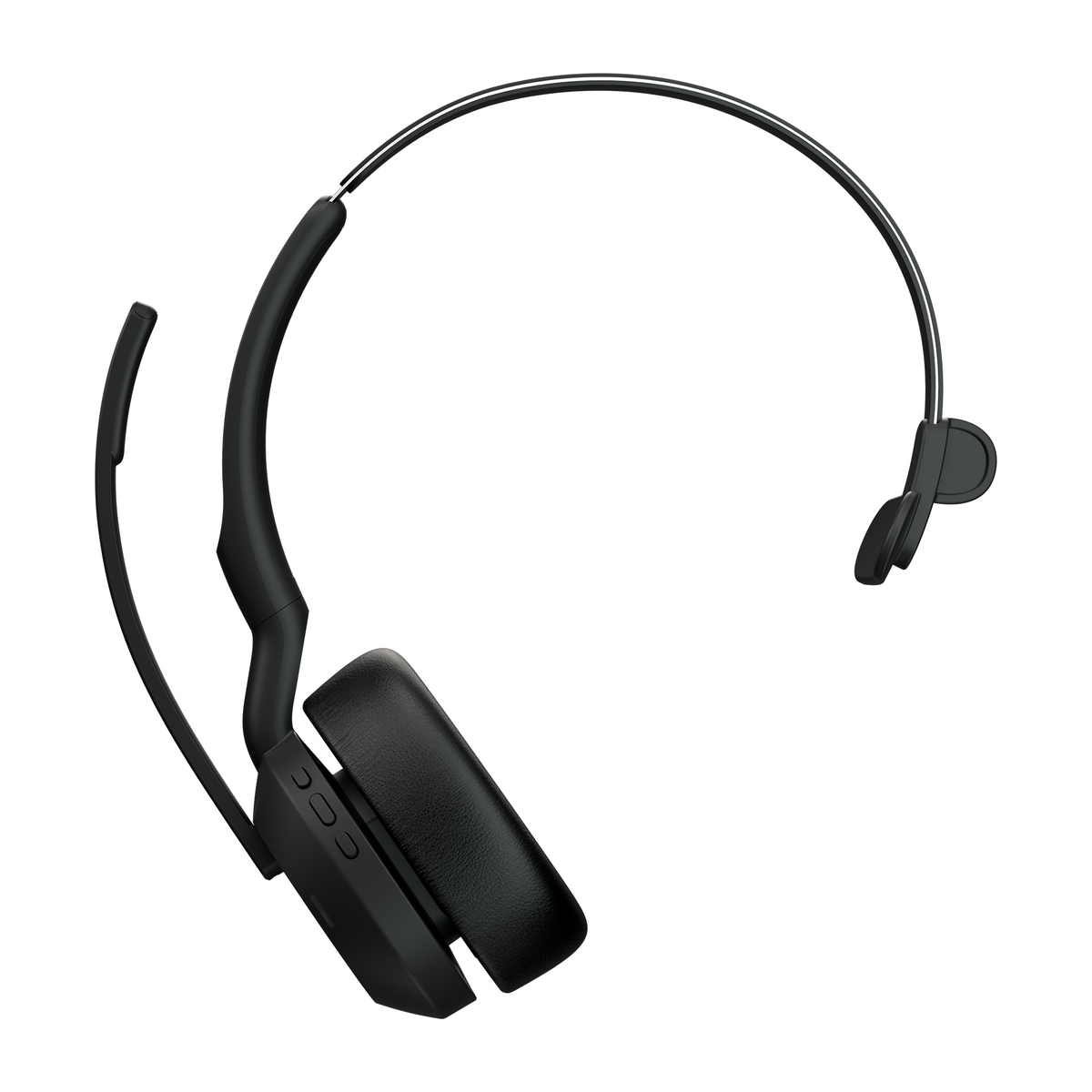 GN AUDIO Jabra Evolve2 Bluetooth On-ear 55, Schwarz Kopfhörer