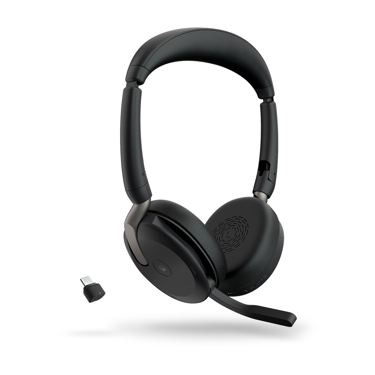 GN AUDIO Evolve2 65 Flex, Bluetooth Schwarz On-ear kopfhörer Bluetooth
