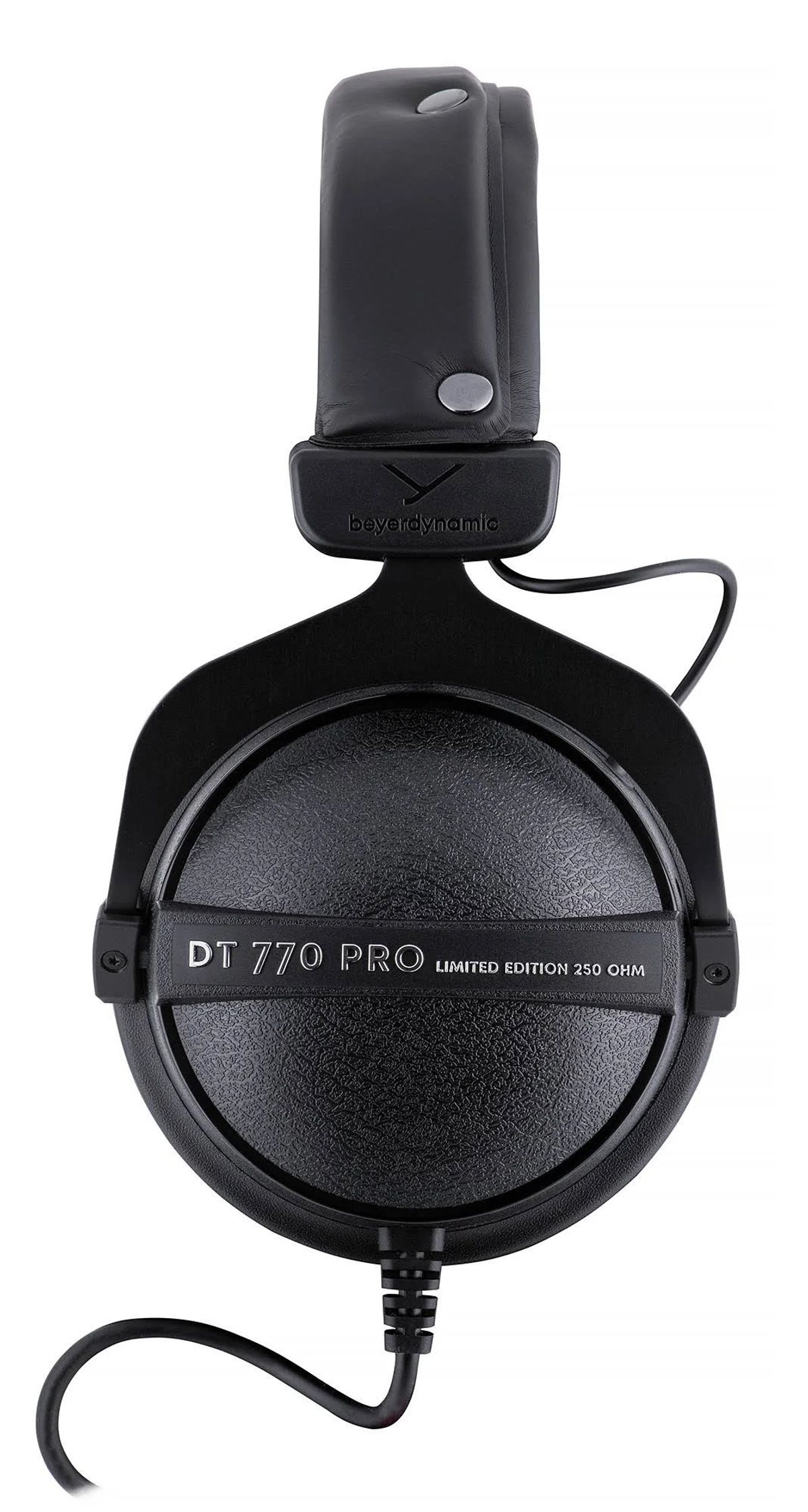 Schwarze Kopfhörer mit schwarzem Kabel. Der Text 'DT 770 PRO LIMITED EDITION 250 OHM' ist sichtbar.
