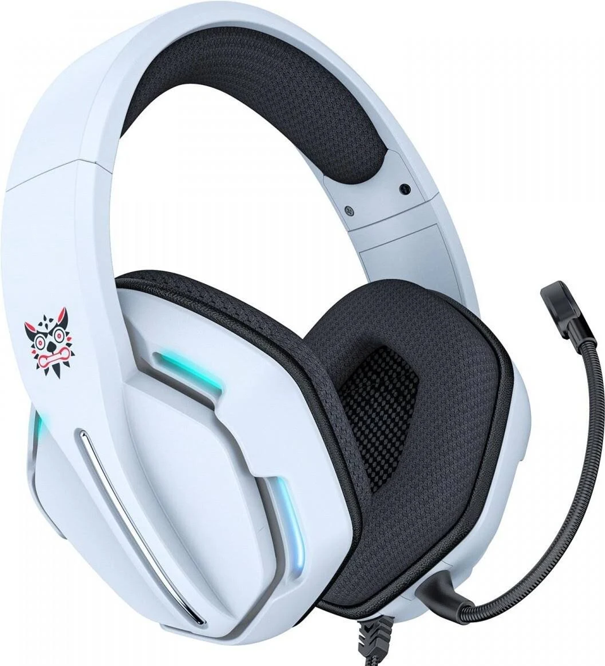 Headset On-ear 35590202, ONIKUMA Weiß Gaming