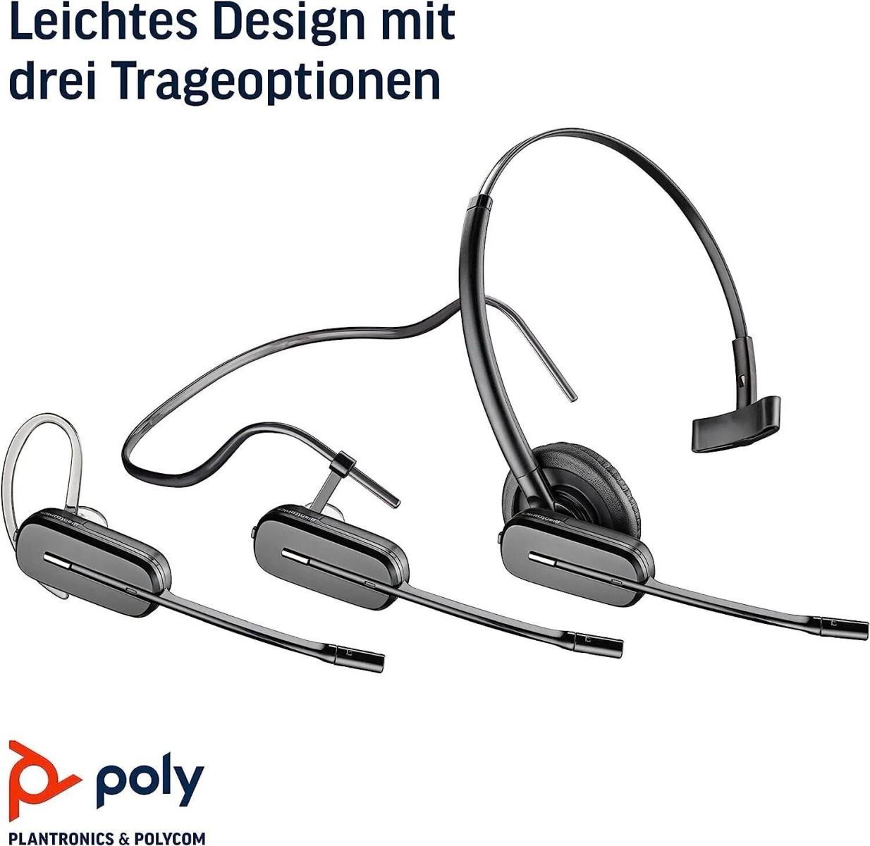 In-ear 38987-01, Bluetooth POLY Kopfhörer Schwarz