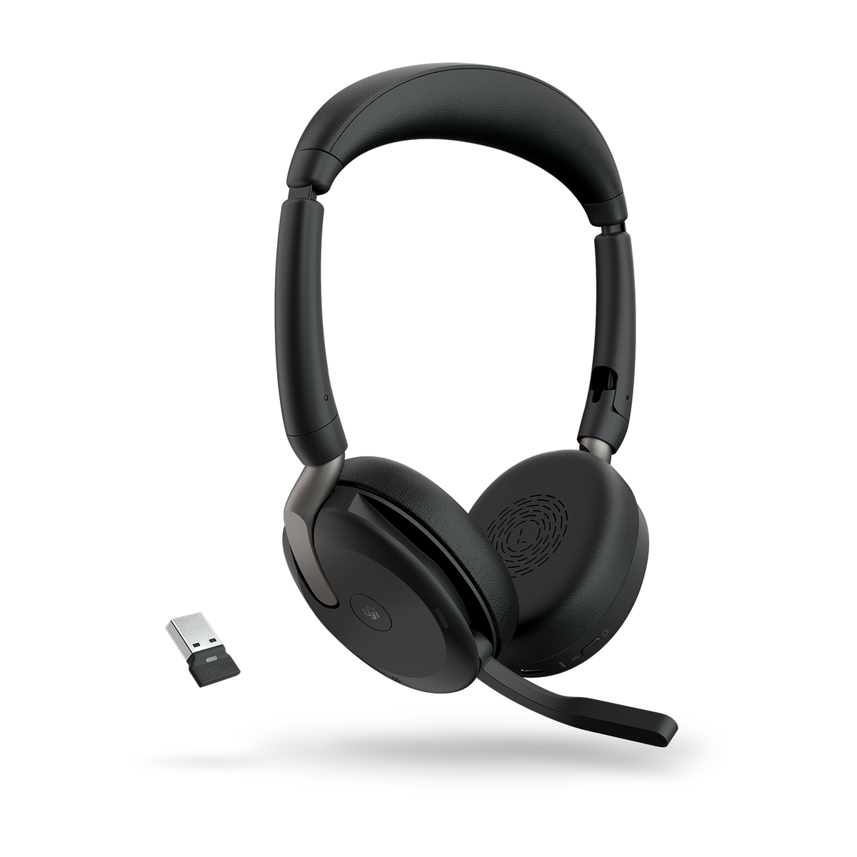 GN AUDIO Evolve2 65 Flex, Kopfhörer On-ear Bluetooth Bluetooth Schwarz
