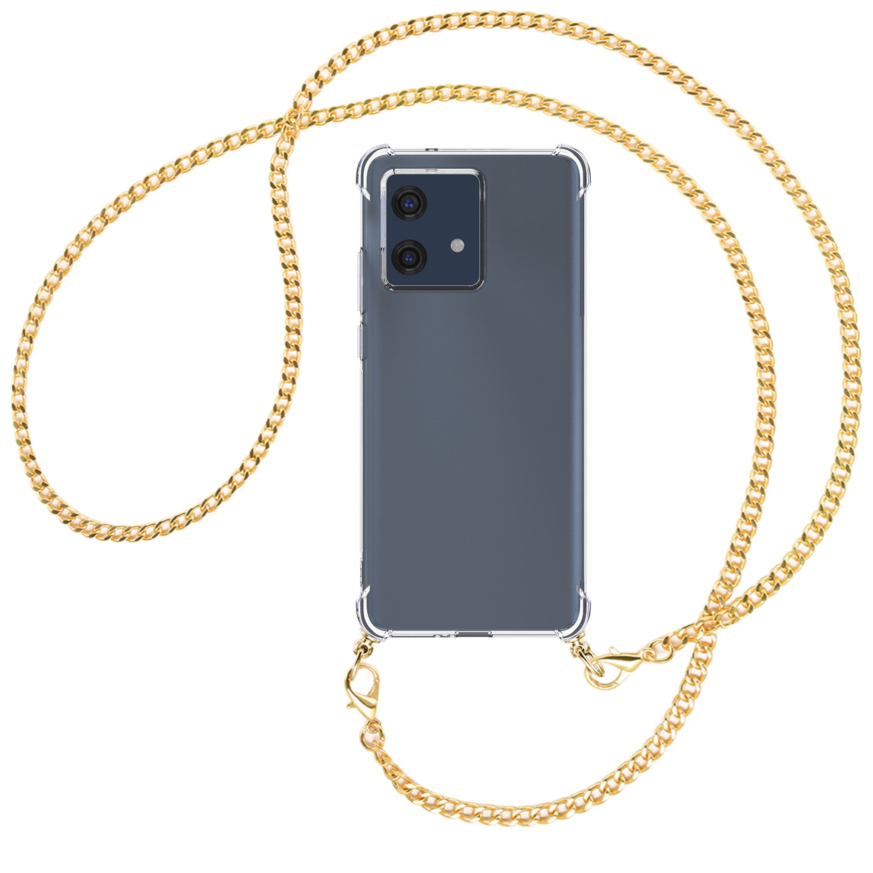Umhängetasche, 40 Neo, Kette MTB Edge (gold) MORE Motorola, mit ENERGY Metallkette, Umhänge-Hülle