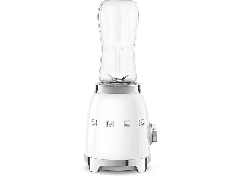 SMEG Smeg PBF01WHEU Standmixer 550\'s Design Standmixer Weiß (300 Watt, 0.6 l)
