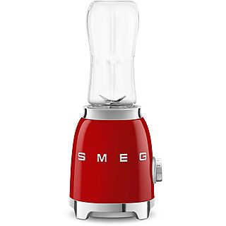 Batidora de mano - SMEG PBF01RDEU, 300 W, 2 velocidades, Rojo