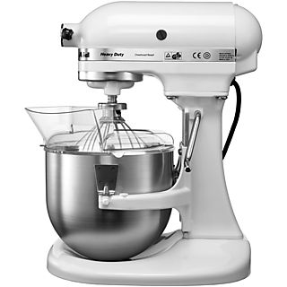 Amasadora - KITCHENAID 5KPM5EWH, 315 W, Totalmente variable velocidades, Blanco