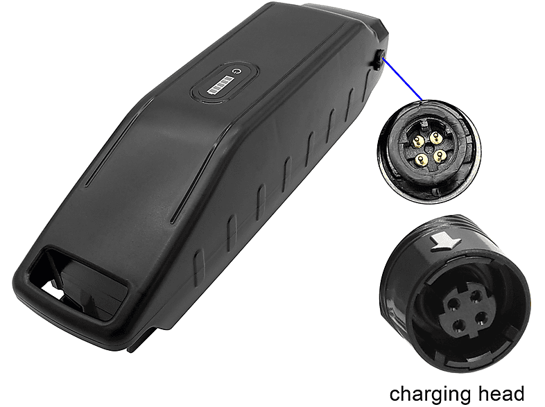 POWERSMART für Lapierre Overvolt XC 300, Overvolt XC 300+W /500+W Li-ion E-Bike-Akku, 36 Volt, 17000 mAh