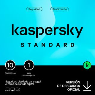 Antivirus - KASPERSKY Standard Anti-Virus 2023 10 Dispositivos Licencia Digital 1 Año