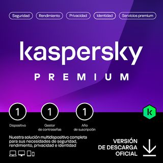 Antivirus - KASPERSKY Premium Total Security 2023 1 Dispositivo Licencia Digital 1 Año