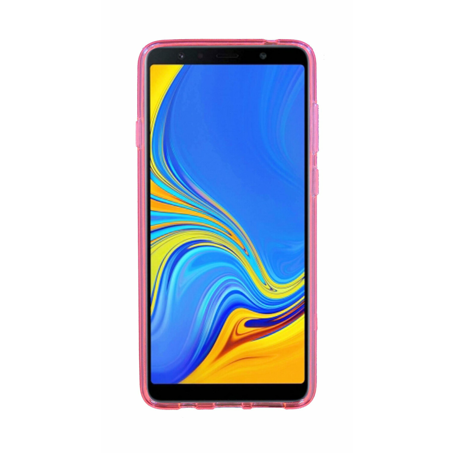 COFI S-Line Cover, Bumper, Samsung, 2018, Rosa A7 Galaxy
