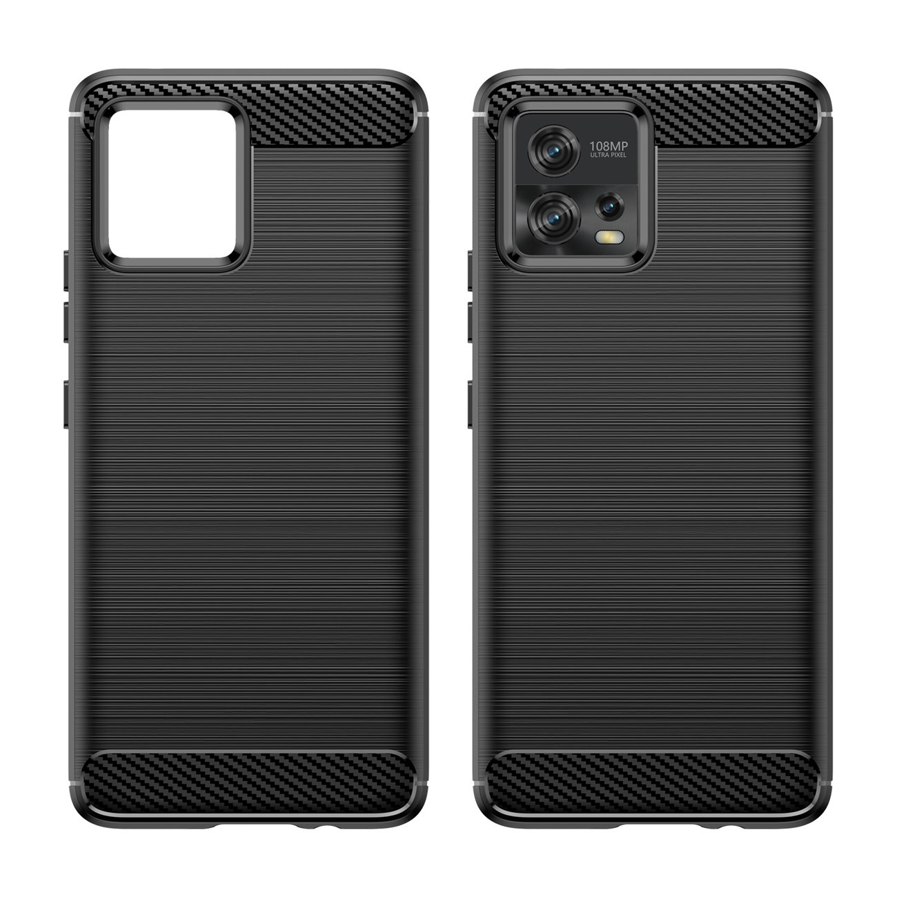 Hülle G400 COFI Carbon flexible Case schwarz, Schwarz kompatibel Nokia, Silikon Backcover, Carbon Nokia Hülle G400, mit