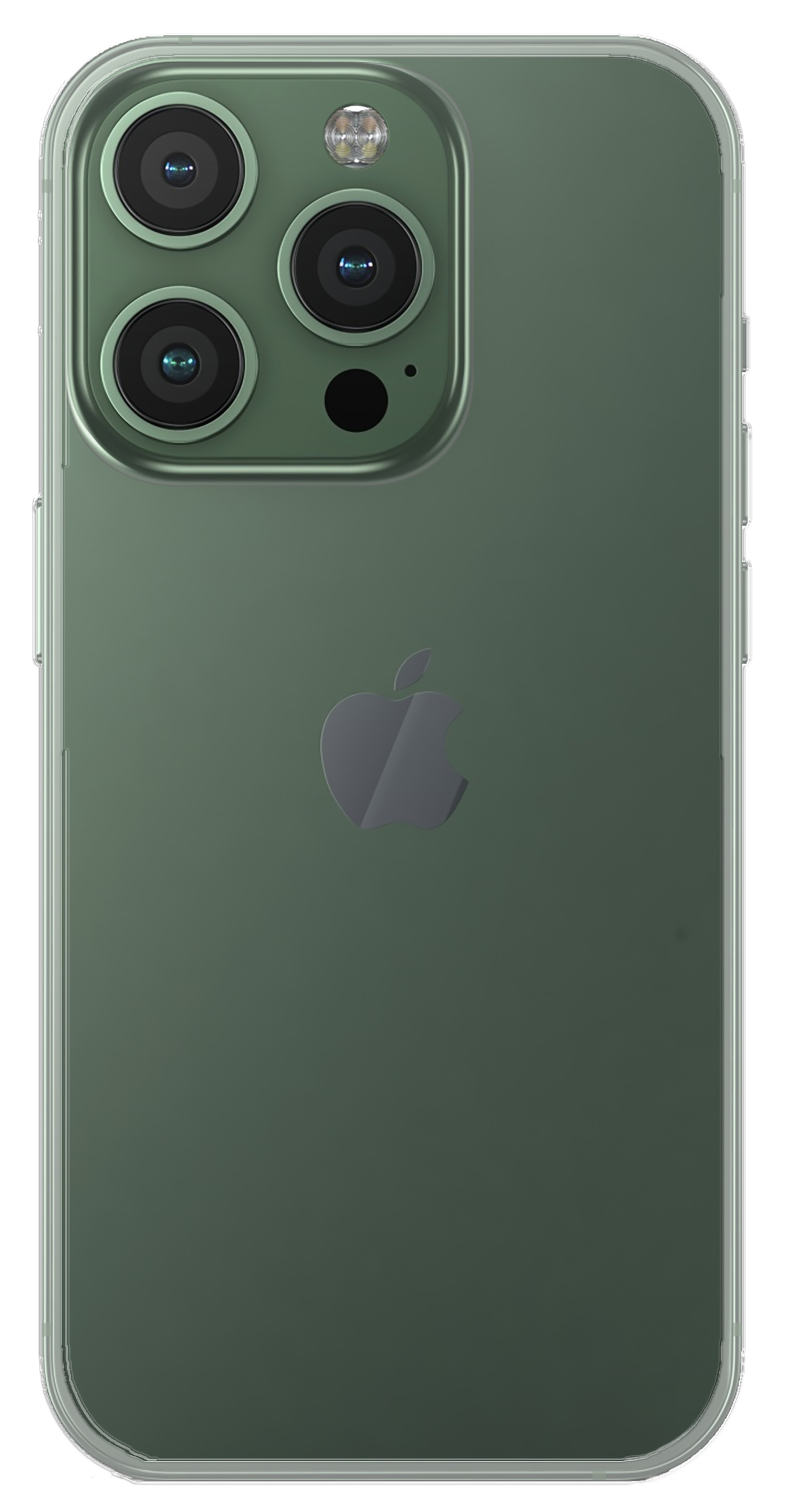 TPU iPhone Silikon Schutz Backcover, Basic Cover Transparent, 14 COFI Pro Case Apple, Transparent mit kompatibel iPhone Hülle Pro, Soft 14 Handy