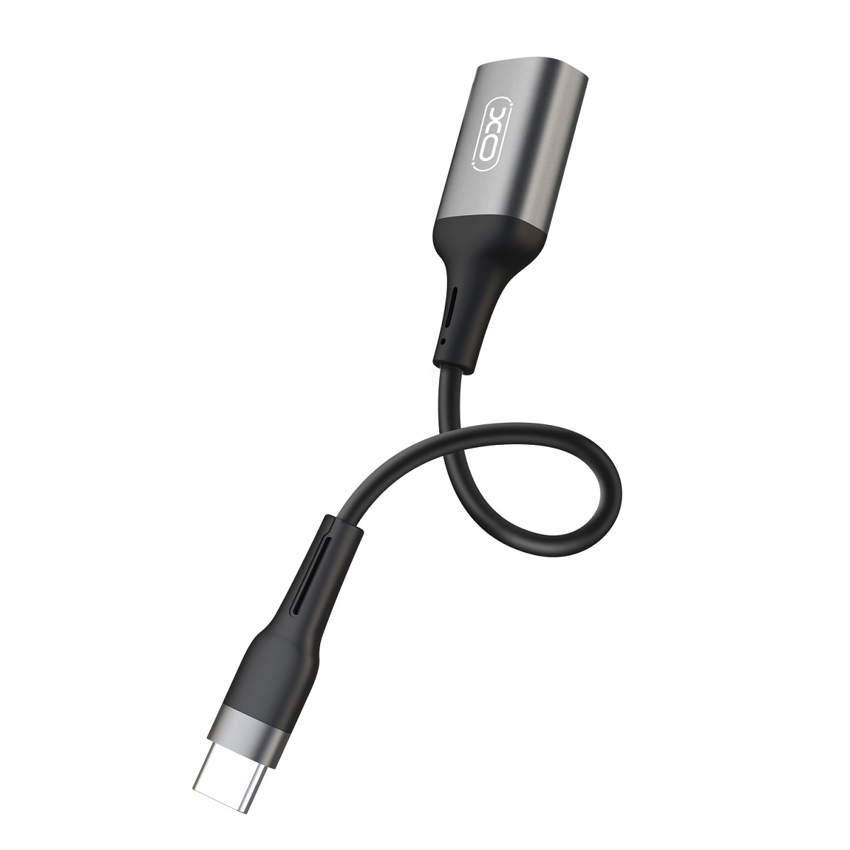 OTG Schwarz Adapter, Kabel schwarz Type-C USB NB201 XO - XO-Adapter