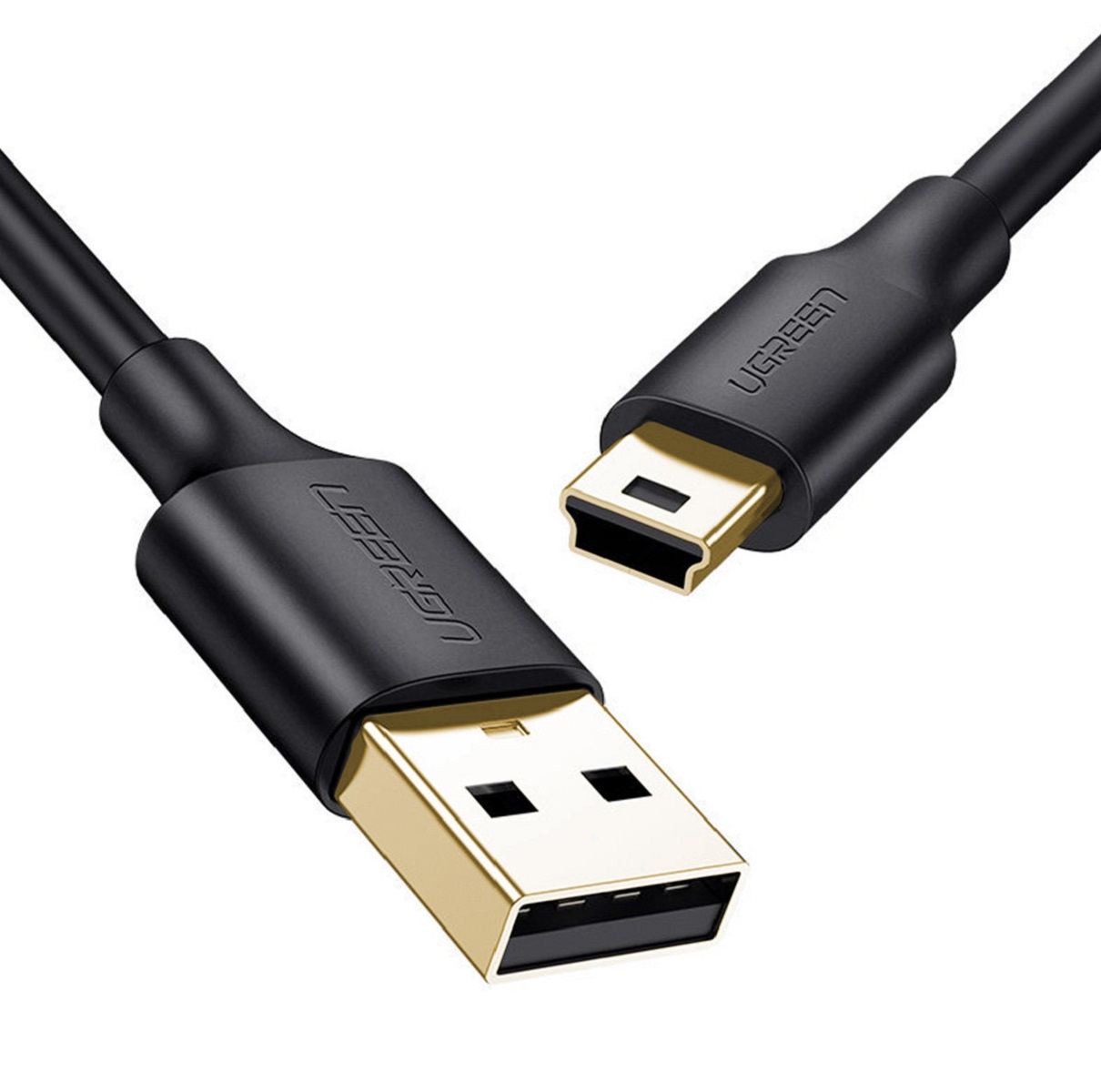 UGREEN Ugreen Schwarz Kabel Mini 480 - 1,5m Kabeladpater, Kabel USB schwarz USB Mbps
