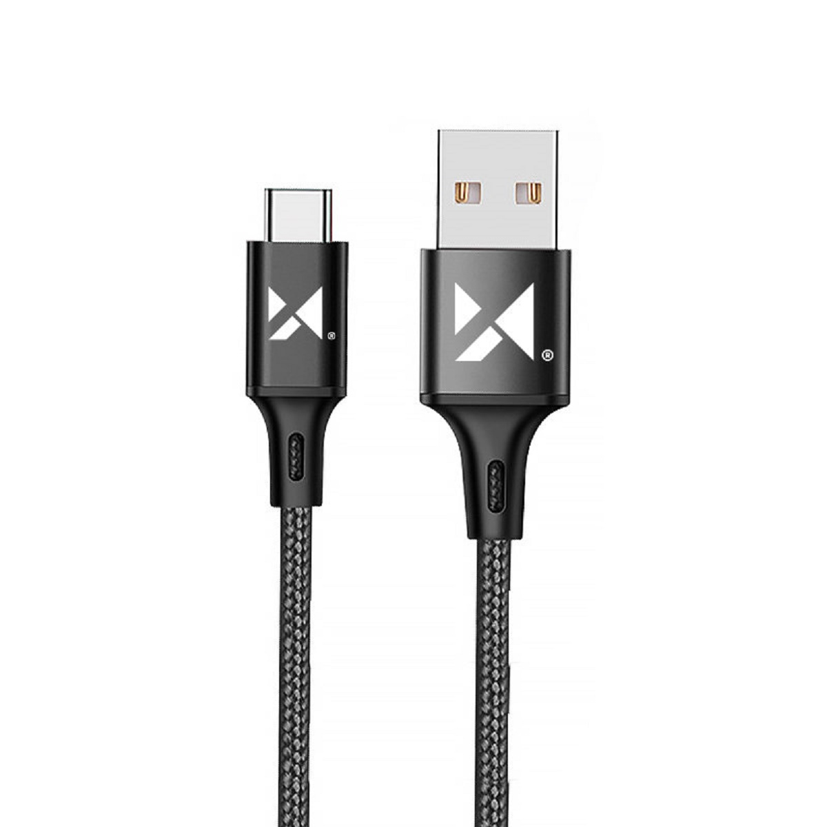 1m USB Typ C 2,4A (WUC-C1B), - Wozinsky Schwarz WOZINSKY Schnellladekabel Schwarz USB Ladekabel Ladekabel,
