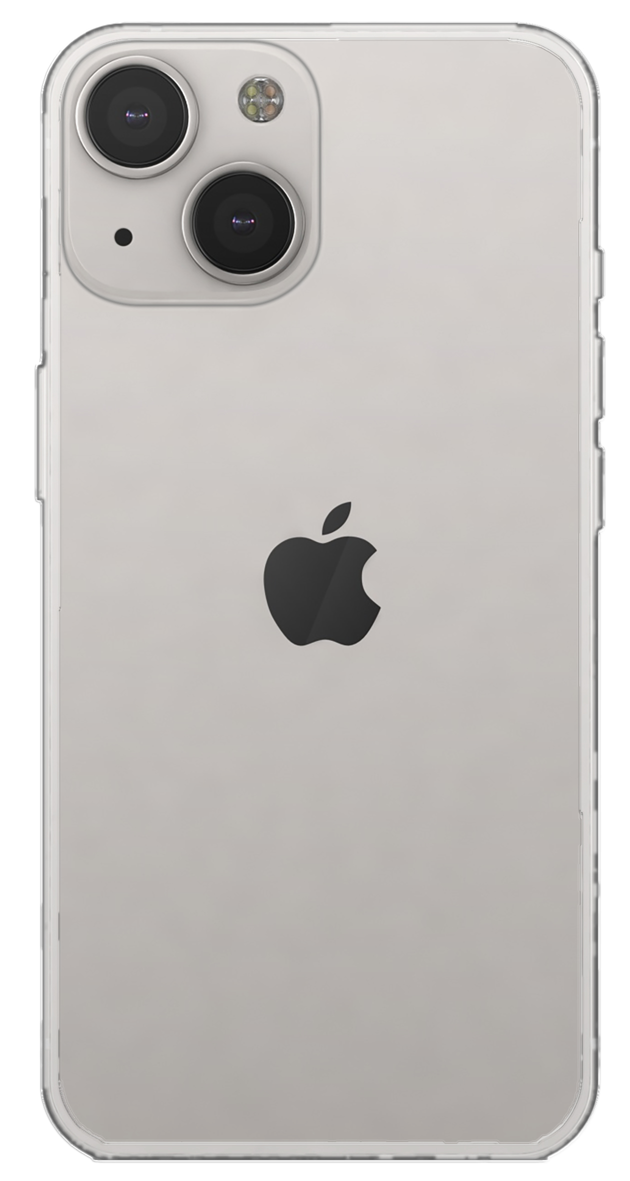 COFI Silikon Hülle Basic mit Transparent, Apple, Backcover, Transparent kompatibel Soft iPhone TPU Schutz iPhone Cover Handy Case 14 14