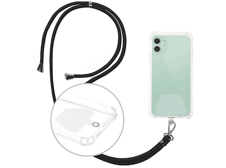 Schwarz Handykette Smartphones Handyhalterung Schwarz Handykette, zum kompatibel Umhängen COFI Schnur mit