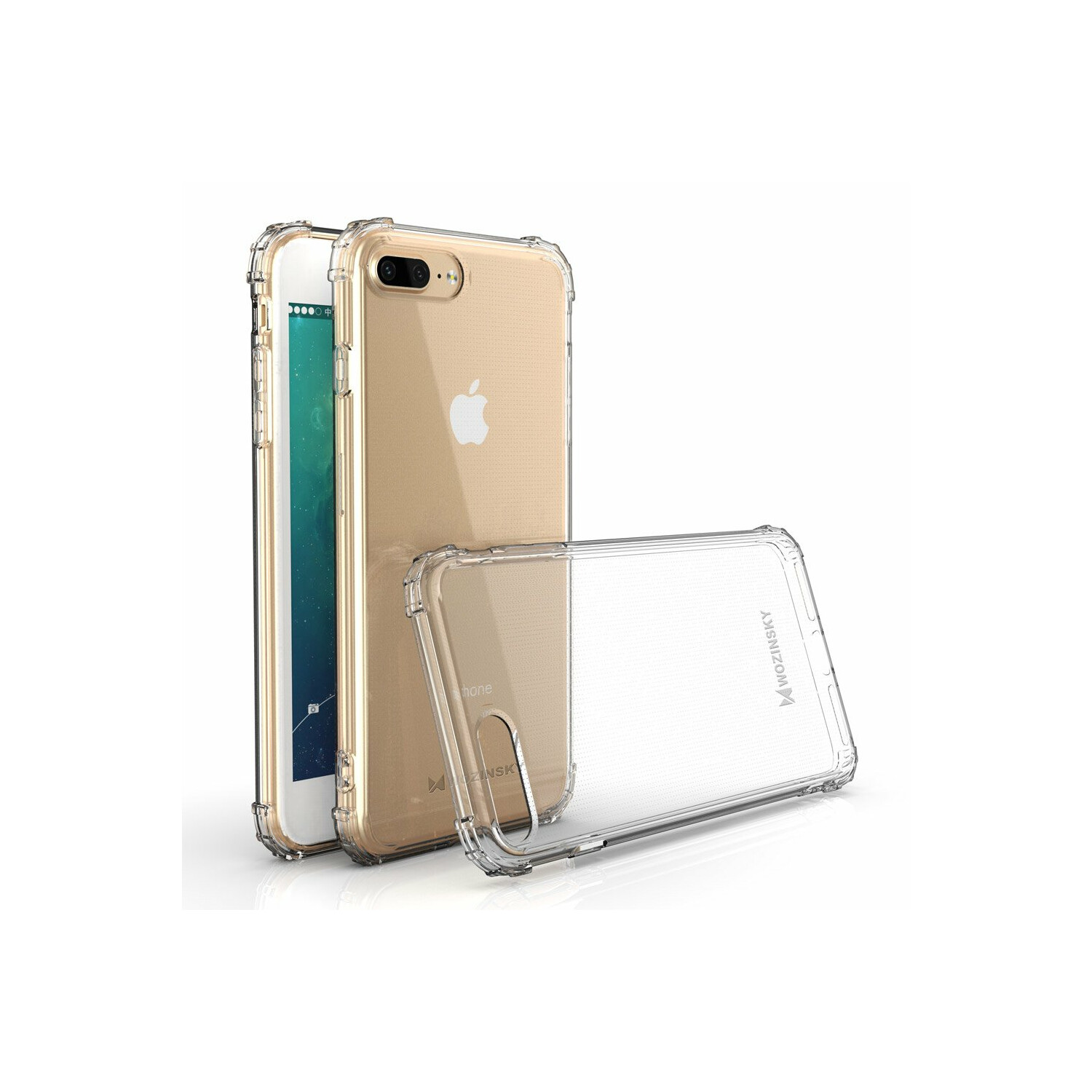WOZINSKY Roar Armor iPhone 7 Apple, Transparent Case, Plus, Bumper
