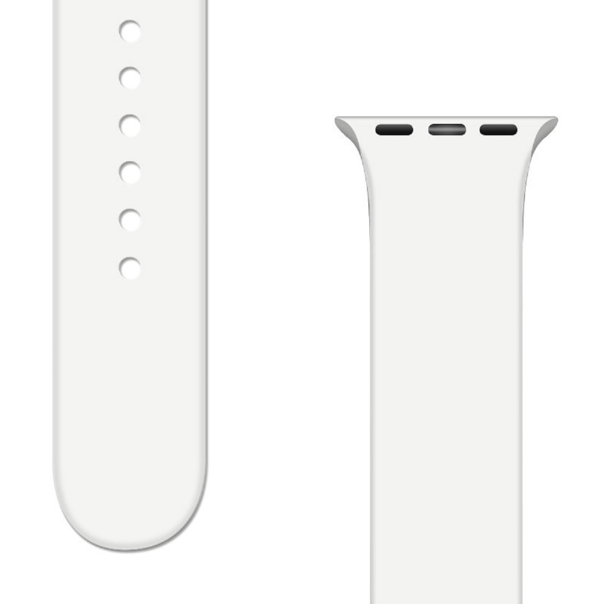 Smartband, / Silikon SE Silikonarmband Apple, APS (41/40 Uhrenarmband Uhrenarmband / Watch, 38mm) Watch COFI Weiß, Weiß Armband