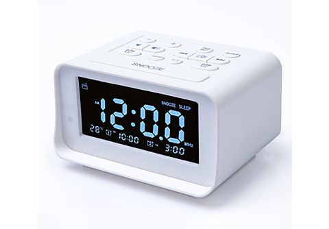 Despertador - Radio despertador digital LED con puerto de carga