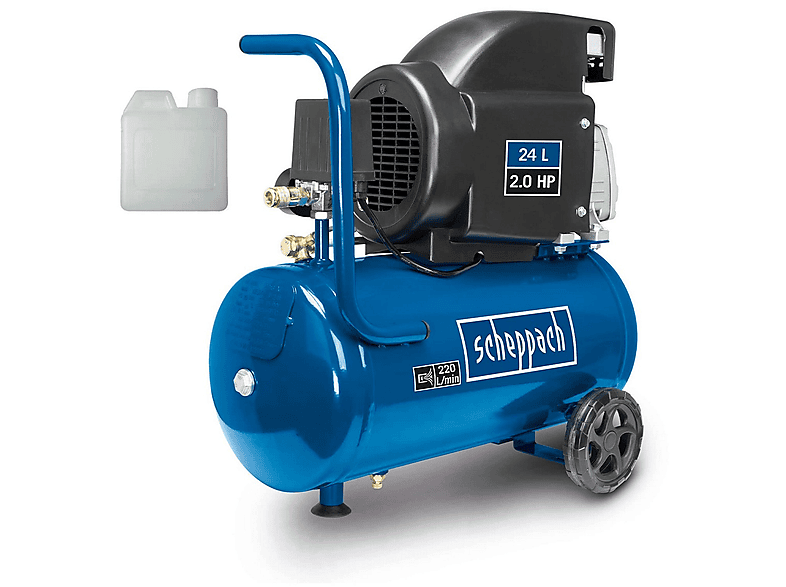 Compresor de Aire HC26 SCHEPPACH, Azul MediaMarkt