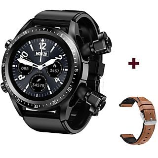 Smartwatch - BYTELIKE Smartwatch Deportivo 2 en 1 Pulsómetro Bluetooth Talk Voice, negro