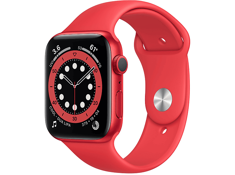 6 Smartwatch silicone, Watch REFURBISHED(*) Series APPLE Red