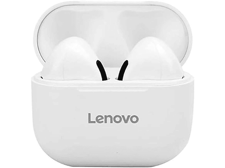 Auriculares inalámbricos - Lenovo LP40 LENOVO, Intraurales, Bluetooth,  Blanco