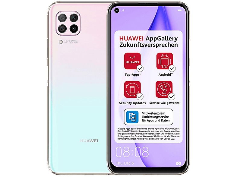 HUAWEI P40 LITE SAKURA PINK HMS 128 GB Sakura Pink Dual SIM