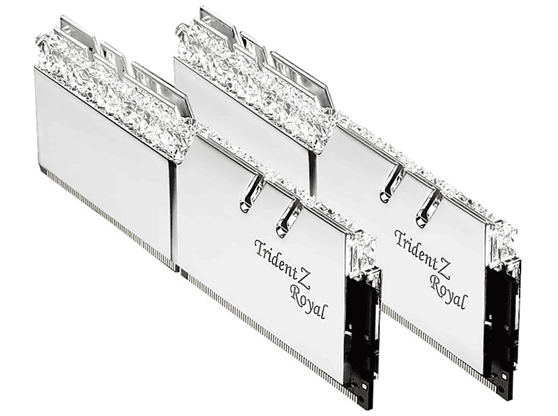 G.SKILL 2x16GB 1,35V TridentZ Royal Silver RGB Speicher-Kit 32 GB DDR4