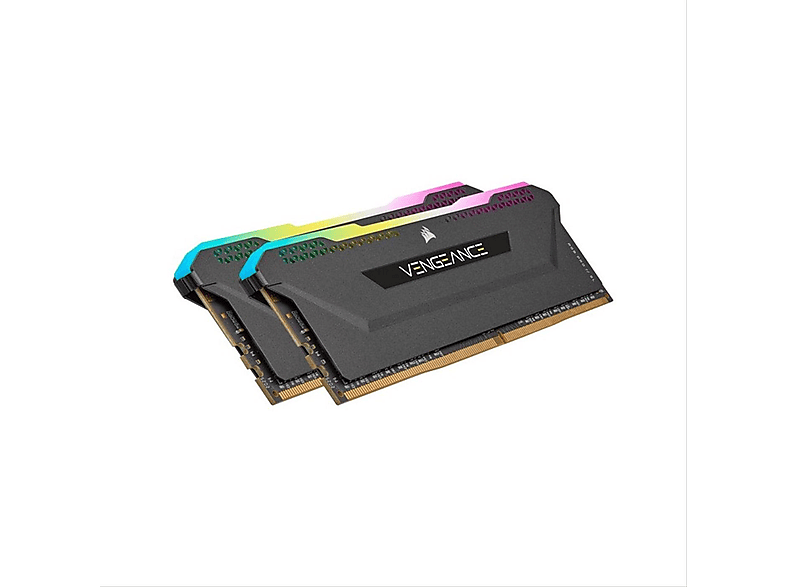 CORSAIR 2x16GB,Vengeance,1.35V,Black 16-20-20-38 AMD Ryzen Speicher-Kit 32 GB DDR4