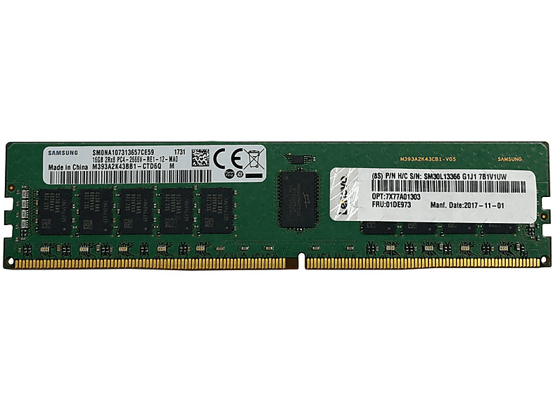 Memoria RAM - LENOVO Lenovo 4X77A77495 módulo de memoria 16 GB 1 x 16 GB DDR4 3200 MHz ECC